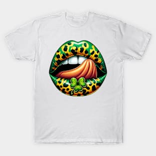 St Patrick Lips T-Shirt